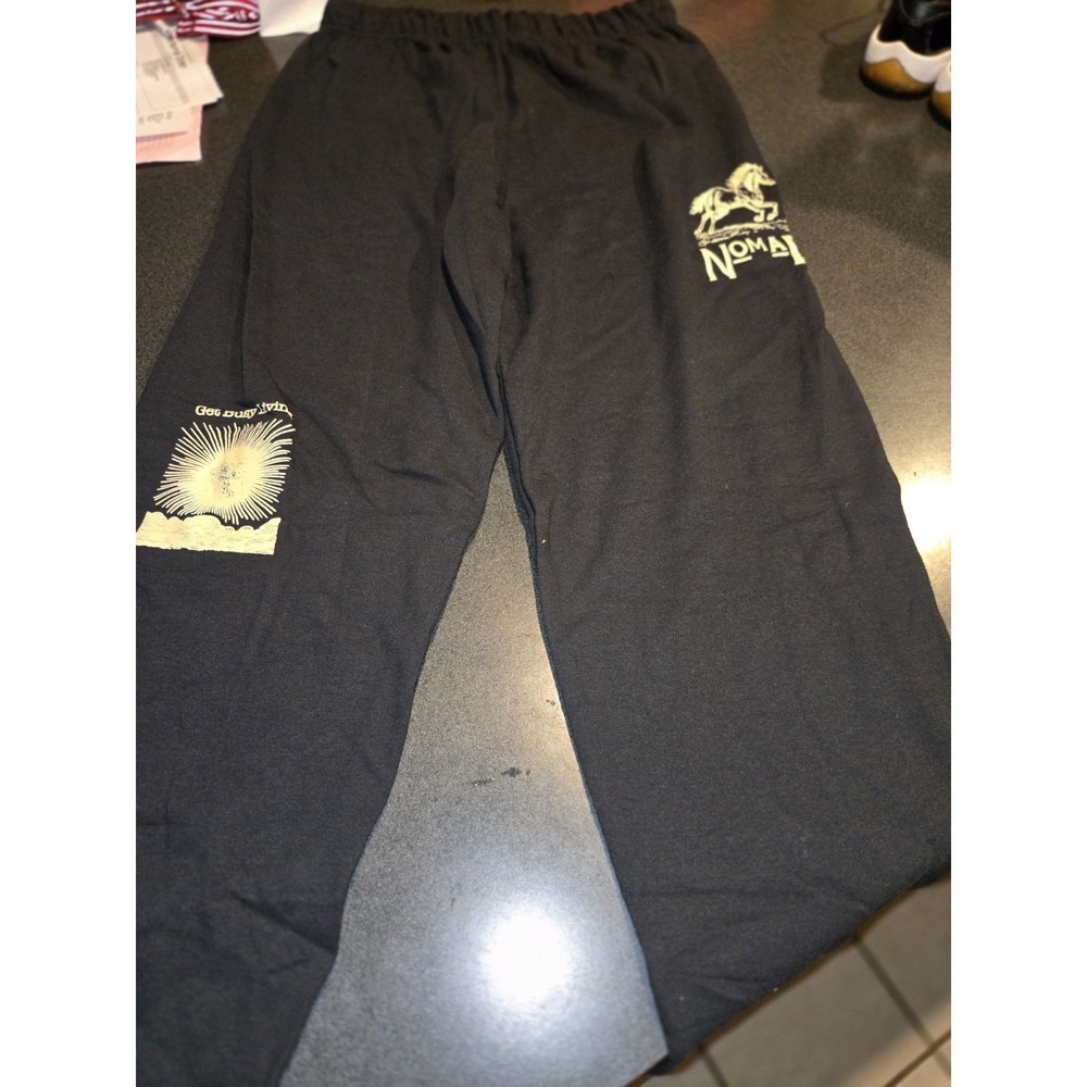 NOMAD Living Sweatpants Mens Large Black NWOT Made in USA Get Busy Living